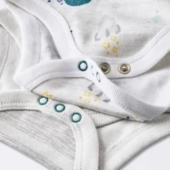 Baby 4pk Short Sleeve Bodysuit - Cloud Island™ Blue -Little Kingdom Nursery GUEST 02a1b3e5 edc0 4204 becd 299dd65e5373