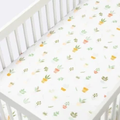 Fitted Crib Sheet Plants - Cloud Island™