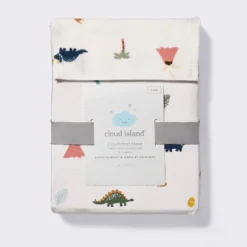 Cotton Fitted Crib Sheet - Dinos - Cloud Island™ -Little Kingdom Nursery GUEST 069ee5d2 8ddd 47f3 9463 0a43e1eb2cab