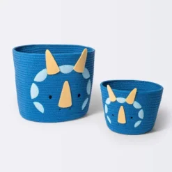 Coiled Rope Medium Round Storage Decorative Basket - Dinosaur - Cloud Island™ 5 Coiled Rope Medium Round Storage Decorative Basket - Dinosaur - Cloud Island™ -Little Kingdom Nursery GUEST 06af51e5 9caf 46b1 b180 4b97d333aeac 1