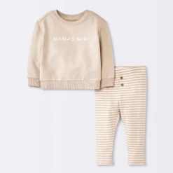 Baby Boys' 2pc Mama's Mini Embroidered Sweatshirt Set - Cloud Island™ Tan 7 Baby Boys' 2pc Mama's Mini Embroidered Sweatshirt Set - Cloud Island™ Tan -Little Kingdom Nursery GUEST 0908ab8b a5ef 4805 a872 f1921c8c68d0
