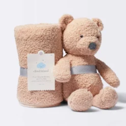 Plush Blanket With Soft Toy - Bear - Cloud Island™ 5 Plush Blanket With Soft Toy - Bear - Cloud Island™ -Little Kingdom Nursery GUEST 11fa18e6 6ea2 41bd a081 671a75caa335