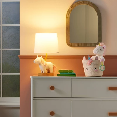 Plush Unicorn Table Lamp Includes LED Light Bulb - Cloud Island™ 2 Plush Unicorn Table Lamp Includes LED Light Bulb - Cloud Island™ - Image 2