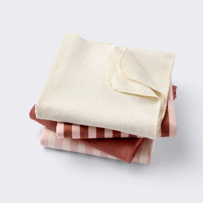 Flannel Baby Blankets - Warm Metallic - 4pk - Cloud Island™ 4 Flannel Baby Blankets - Warm Metallic - 4pk - Cloud Island™ - Image 4