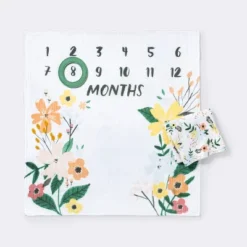 Muslin Blanket With Felt Frame Meadow - Cloud Island™ 7 Muslin Blanket With Felt Frame Meadow - Cloud Island™ -Little Kingdom Nursery GUEST 227406ef dff1 4a36 9d59 7fe641d4966a