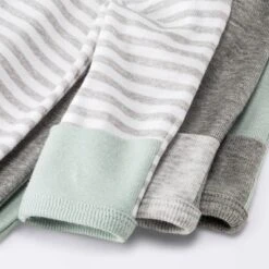 Baby 3pk Basic Romper - Cloud Island™ Gray Preemie -Little Kingdom Nursery GUEST 23137e63 c420 4c8d b249 4551154d7dcb