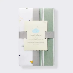 Fitted Jersey Crib Sheet - Safari Stripes - 2pk - Cloud Island™ -Little Kingdom Nursery GUEST 2549870a ac85 4814 9a11 e3f310639ab3