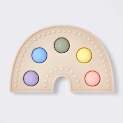Silicone Pop-it Baby Toy - Rainbow - Cloud Island™ -Little Kingdom Nursery GUEST 2b56e17a 709d 4576 9fa5 18b64244f87d