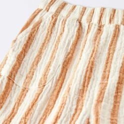 Baby Boys' 2pc Cuddle Bear T-Shirt And Striped Gauze Pant Set - Cloud Island™ Cream -Little Kingdom Nursery GUEST 32af664a 401f 418d 89b3 121ba71c81de