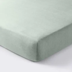 Polyester Rayon Fitted Crib Sheet - Green - Cloud Island™ -Little Kingdom Nursery GUEST 338debca 08d6 4b84 85c5 cc401cc0a625