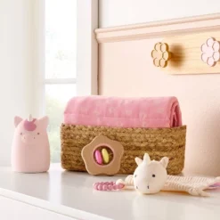 Wooden Baby Rattle - Flower - Cloud Island™