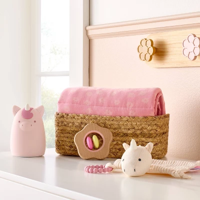 Wooden Baby Rattle - Flower - Cloud Island™ 1 Wooden Baby Rattle - Flower - Cloud Island™