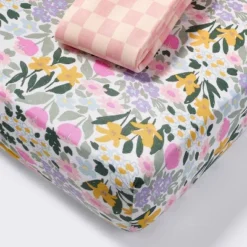 Fitted Jersey Crib Sheet - Painterly Floral - 2pk - Cloud Island™ -Little Kingdom Nursery GUEST 35cad0bb 9e95 4668 96b7 9c68a2967746