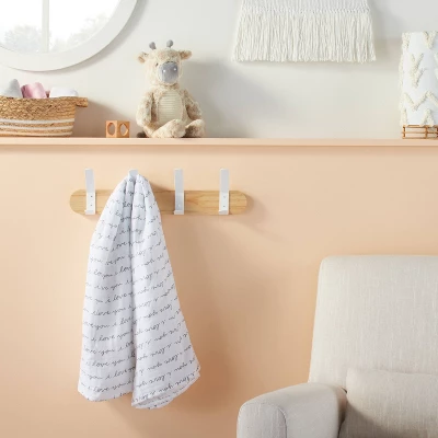 Muslin Swaddle Blanket I Love You - Cloud Island™ White 1 Muslin Swaddle Blanket I Love You - Cloud Island™ White