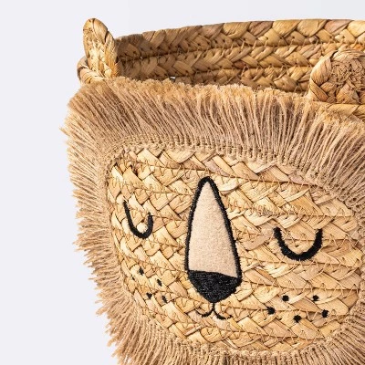 Braided Water Hyacinth Small Round Storage Decorative Basket - Cloud Island™ 2 Braided Water Hyacinth Small Round Storage Decorative Basket - Cloud Island™ - Image 2