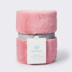 Solid Satin Edge Plush Blanket - Mauve - Cloud Island™ 6 Solid Satin Edge Plush Blanket - Mauve - Cloud Island™ -Little Kingdom Nursery GUEST 38a4eb9d 08a2 490a bf23 44818ea6d0b2