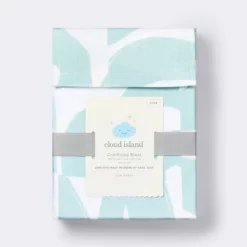 Fitted Crib Sheet Tile Print - White/Seafoam - Cloud Island™ 6 Fitted Crib Sheet Tile Print - White/Seafoam - Cloud Island™ -Little Kingdom Nursery GUEST 3c6e53cb 5e41 4b87 a6c8 28fe98e7313f