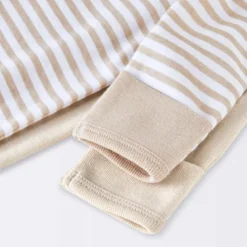 Baby 2pk Cotton Gown - Cloud Island™ Khaki Preemie -Little Kingdom Nursery GUEST 3f424e07 c413 4c4b bacd 7934c209bc86