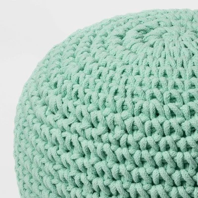 Pouf Ottoman - Cloud Island™ Mint 2 Pouf Ottoman - Cloud Island™ Mint - Image 2