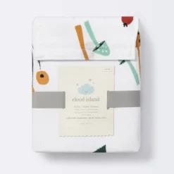 Fitted Crib Sheet Foilage - Cloud Island™ 8 Fitted Crib Sheet Foilage - Cloud Island™ -Little Kingdom Nursery GUEST 41968646 4a1c 4fb0 91d4 e985ca25d417