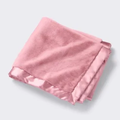 Solid Satin Edge Plush Blanket - Mauve - Cloud Island™ 7 Solid Satin Edge Plush Blanket - Mauve - Cloud Island™ -Little Kingdom Nursery GUEST 47acd16e 7806 4917 8c43 dc0950594b99