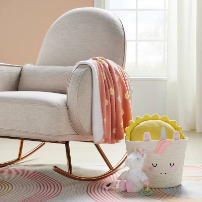 Plush Baby Blanket - Daisy - Cloud Island™ 1 Plush Baby Blanket - Daisy - Cloud Island™