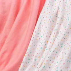 Fitted Play Yard Jersey Sheet - Cloud Island™ Confetti/Coral 2pk