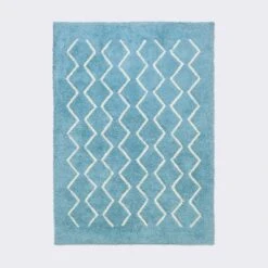 4'x6' Area Rug - Zig Zag/Blue - Cloud Island™ -Little Kingdom Nursery GUEST 5f9f0aa9 caa4 4163 af3d 87a9012bdfbf