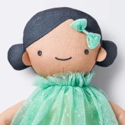 Plush Doll With Mint Dress - Cloud Island™ 3 Plush Doll With Mint Dress - Cloud Island™ -Little Kingdom Nursery GUEST 6098000e 603f 4f00 9933 04dcd93d6156