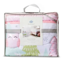 Crib Bedding Set Forest Frolic 4pc - Cloud Island™ Pink 10 Crib Bedding Set Forest Frolic 4pc - Cloud Island™ Pink -Little Kingdom Nursery GUEST 669133dc 89c1 4e8a b71b 0b930ec177f7