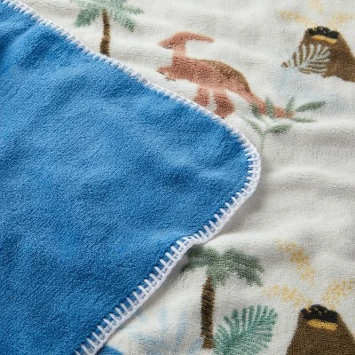 Plush Baby Blanket Dinosaurs - Cloud Island™ 2 Plush Baby Blanket Dinosaurs - Cloud Island™ - Image 2