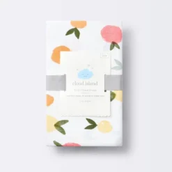 Polyester Rayon Fitted Crib Sheet - Citrus - Cloud Island™ -Little Kingdom Nursery GUEST 7092f718 d3d2 4c31 8404 77da14a2686f