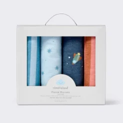 Flannel Baby Blankets - Space - 4pk - Cloud Island™ 6 Flannel Baby Blankets - Space - 4pk - Cloud Island™ -Little Kingdom Nursery GUEST 7547f8e1 3aea 4c84 bdbd 59077595cb76