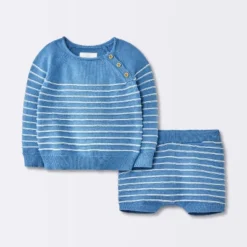 Baby Boys' Striped Sweater Set - Cloud Island™ Blue 7 Baby Boys' Striped Sweater Set - Cloud Island™ Blue -Little Kingdom Nursery GUEST 7aae24ea 68dc 4b2c 8b48 9df674b887f8