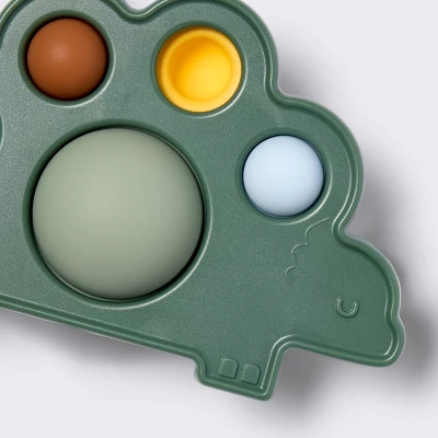 Silicone Pop-it Baby Toy - Dino - Cloud Island™ 2 Silicone Pop-it Baby Toy - Dino - Cloud Island™ - Image 2
