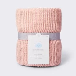 Knit Baby Blanket - Pink - Cloud Island™ -Little Kingdom Nursery GUEST 7edbeb82 0fd1 4e8b aae3 5873fcba449b