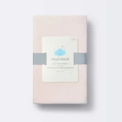 Polyester Rayon Fitted Crib Sheet - Light Pink - Cloud Island™ 5 Polyester Rayon Fitted Crib Sheet - Light Pink - Cloud Island™ -Little Kingdom Nursery GUEST 81e2b0d1 5076 4cf0 bc63 3e8947fc552c