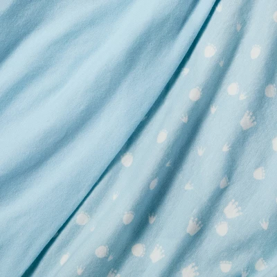 Fitted Jersey Play Yard Crib Sheet Dino-snore - Light Blue - 2pk - Cloud Island™ 2 Fitted Jersey Play Yard Crib Sheet Dino-snore - Light Blue - 2pk - Cloud Island™ - Image 2