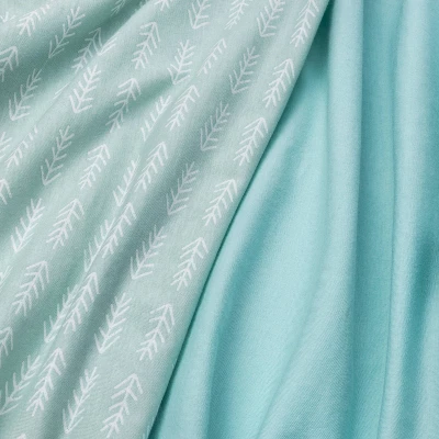 Fitted Mini Crib Sheet - Arrows/Mint - 2pk - Cloud Island™ 2 Fitted Mini Crib Sheet - Arrows/Mint - 2pk - Cloud Island™ - Image 2