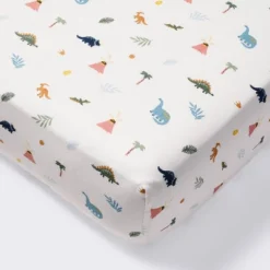 Cotton Fitted Crib Sheet - Dinos - Cloud Island™ -Little Kingdom Nursery GUEST 882891f6 7da7 4b3c 8fd6 ce98edf70755