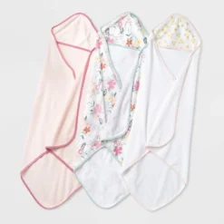 Baby Girls' 3pk Floral Meadow Hooded Towel - Cloud Island™ 5 Baby Girls' 3pk Floral Meadow Hooded Towel - Cloud Island™ -Little Kingdom Nursery GUEST 8cd13f38 d391 49f3 a5cb 062e8a119962