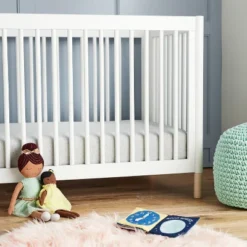 Fitted Jersey Crib Sheet Knit Heather Gray - Cloud Island™ Gray