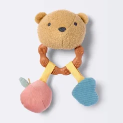 Handheld Plush Rattle Baby Toy - Bear - Cloud Island™ -Little Kingdom Nursery GUEST 922de61b a422 4f4d ab17 114732e36077
