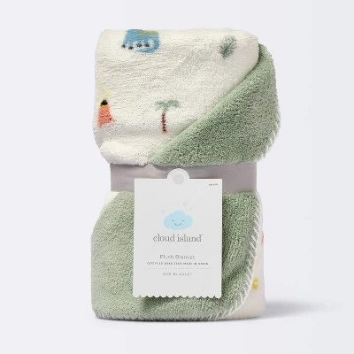 Plush Baby Blanket - Dinos - Cloud Island™ 3 Plush Baby Blanket - Dinos - Cloud Island™ - Image 3