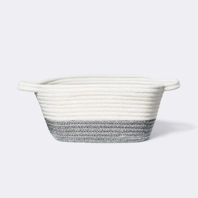 Square Coiled Rope Bin With Color Band - Cloud Island™ 3 Square Coiled Rope Bin With Color Band - Cloud Island™ - Image 3