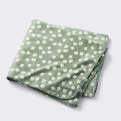 Plush Baby Blanket - Green Floral - Cloud Island™ 7 Plush Baby Blanket - Green Floral - Cloud Island™ -Little Kingdom Nursery GUEST 990d1b37 e10c 4b06 acf6 2192262cb9bf