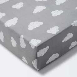 Crib Fitted Sheet Clouds - Cloud Island™ Gray 9 Crib Fitted Sheet Clouds - Cloud Island™ Gray -Little Kingdom Nursery GUEST 9c26dfc1 2a52 45f2 8559 0a1019e94e4e