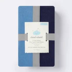 Fitted Playard Jersey Sheet - Cloud Island™ Navy & Blue 2pk 6 Fitted Playard Jersey Sheet - Cloud Island™ Navy & Blue 2pk -Little Kingdom Nursery GUEST 9cb708df d5c8 4287 abcf 4eebaa921484