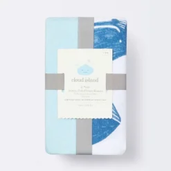 Fitted Jersey Crib Sheet Whales - Solid Blue - 2pk - Cloud Island™ 5 Fitted Jersey Crib Sheet Whales - Solid Blue - 2pk - Cloud Island™ -Little Kingdom Nursery GUEST a7687748 f28c 432a a386 ec9fef5228c2