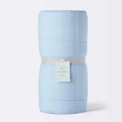 Muslin Quilt Baby And Toddler Blanket - Blue - Cloud Island™ -Little Kingdom Nursery GUEST aa7a57ae 2851 453d a931 e8a2f2e35321